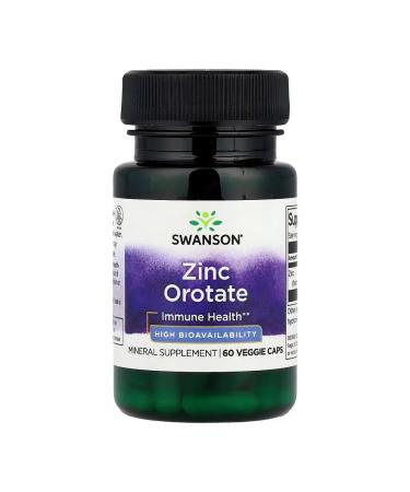 Swanson OROTAT Zinc 10 mg 60 capsules - Buy Online on GoSupps.com