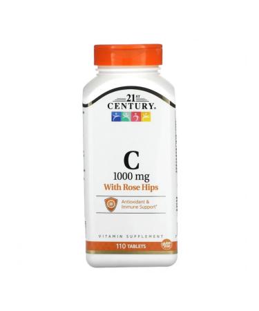 21st century vitamin C with rosehip fruits 1000 mg 110pcs