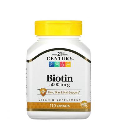 21st Century Biotin 5000 g 110 capsules