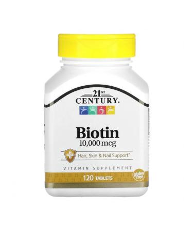 21st Century Biotin 10 000 mcg 120 tablets