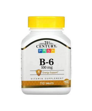 21st Century B6 100 mg 110 tablets