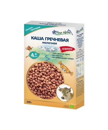 Porridge fleur alpine milk buckwheat from 4 months 200g