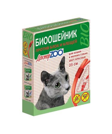 DOCTOR ZOO Collar for dogs and cats from fleas and ticks 35 cm