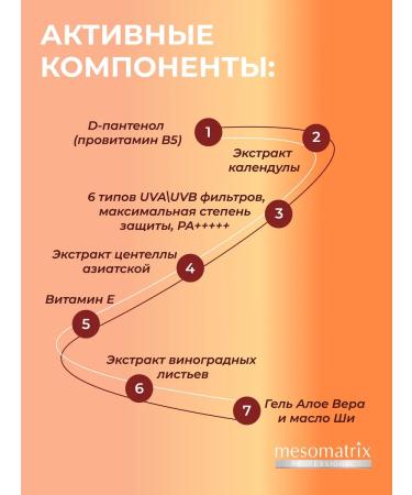 Mesomatrix Professional Sunscreen for the face and body SPF100 Full block - Buy Online on GoSupps.com