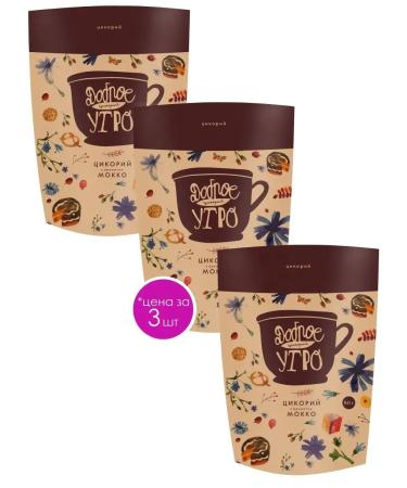 Good morning Tsikoria soluble natural mocco 80 g of 3 pcs