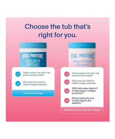 Vital Proteins Collagen improved strawberry formula 299 g - Buy Online on GoSupps.com