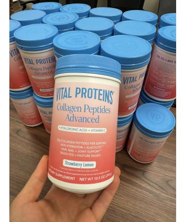 Vital Proteins Collagen improved strawberry formula 299 g - Buy Online on GoSupps.com