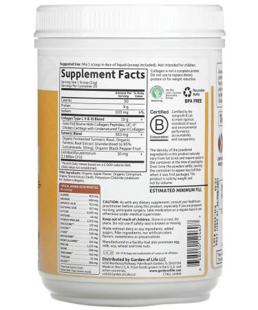 Garden of Life Collagen apple with 220g cinnamon - Buy Online on GoSupps.com
