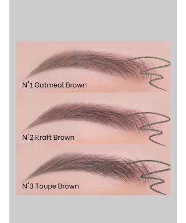 UNLEASHIA Pencil + eyebrow fixer N 02 Kraft Brown - Buy Online on GoSupps.com