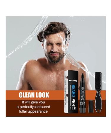 Waterproof pen-filler for beard dark brown - Buy Online on GoSupps.com