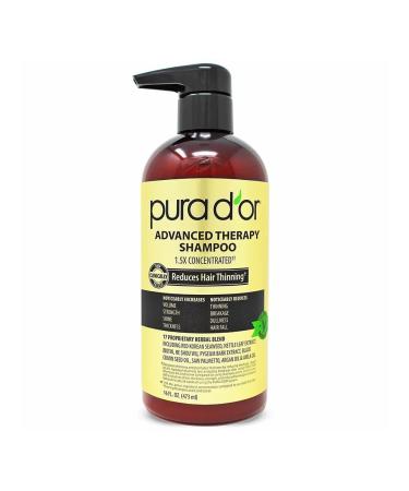 Pura d'or hair shampoo for all types 473 ml 473ml