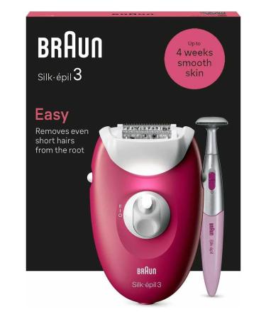 Braun Female epalator Silk - pil 3 SE3202 + Rowman Trimmer - Buy Online on GoSupps.com