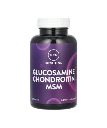 MRM Nutrition MRM glucosamine with chondroitin and MSM 90 capsules