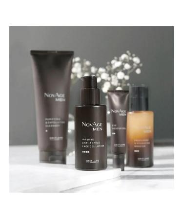 Oriflame Moisturizing gel cream against the aging of the skin of novage men - Buy Online on GoSupps.com