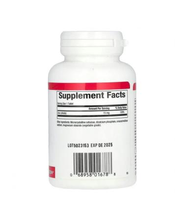 Natural Factor's Natural Factors citrate zinc 15 mg 90 tablets - Buy Online on GoSupps.com