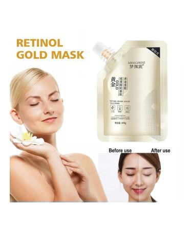 Retinol Golden Facial Mask - Buy Online on GoSupps.com