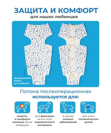 Petit Popon for dogs postoperative No. 2 6-15 kg - Buy Online on GoSupps.com