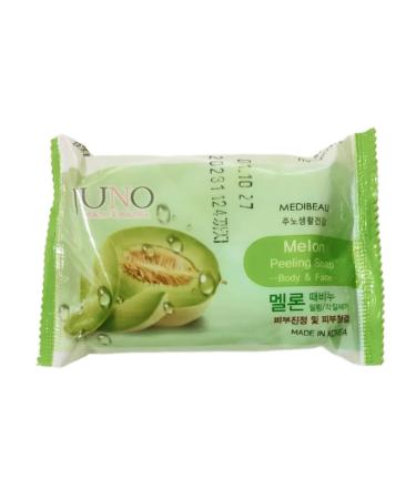 MEDIBEAU Cosmetic peeling soap for face and body with melon extract