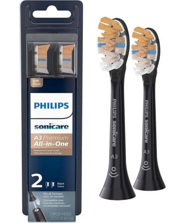Flooding heads Philips Sonicare A3 HX9092 - 2pcs Black