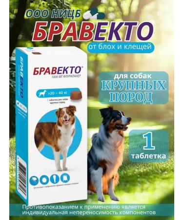 bravecto For dogs 20-40 kg (06.2026)