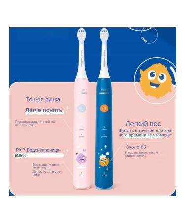 Philips set of dentitions HX2472 Children's transparent blue - Buy Online on GoSupps.com