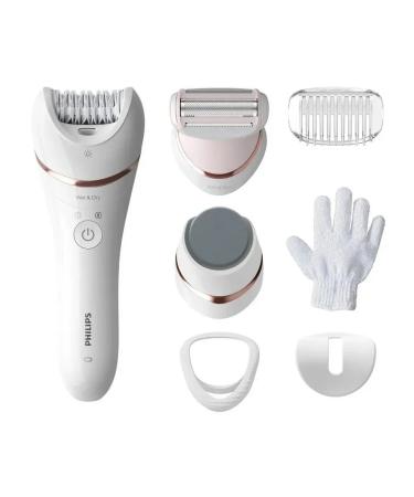Philips Epalator 8000 BRE700 05 for wet and with silver cream