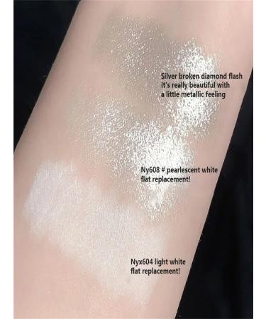 Shadows for eyelids highlighters glitter color 01 white - Buy Online on GoSupps.com