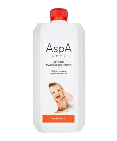 AspA Love Body oil massage natural baby 1l - Buy Online on GoSupps.com