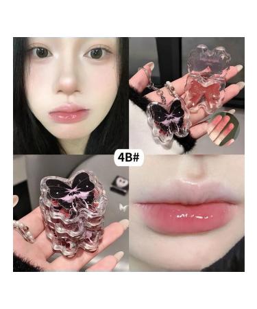 Lipstick lip gloss 4b white peach