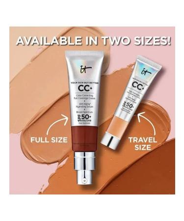 It Cosmetics CC+ Cream Full-Coverage Foundation SPF 50+ 32ML - Buy Online on GoSupps.com