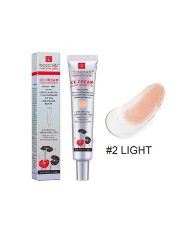 CC face cream Changes Light pink color change