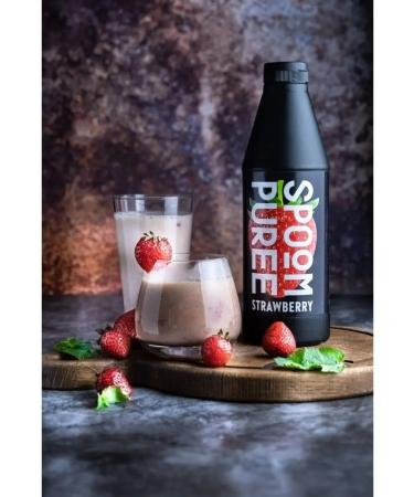 Spoom Concentrate natural strawberry puree for drinks 1 kg - Buy Online on GoSupps.com