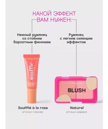VIVIENNE SABO Facial blush 2 in 1 Naturel 02 Bloody matte - Buy Online on GoSupps.com