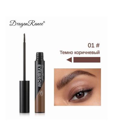 Eyebrow gel persistent staining No. 1 dark brown - Buy Online on GoSupps.com