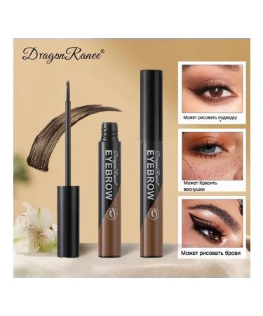 Eyebrow gel persistent staining No. 1 dark brown - Buy Online on GoSupps.com