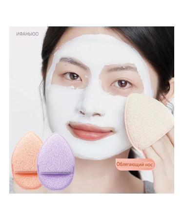 Sponge for washing "drop" with the effect of peeling 9x orange - Buy Online on GoSupps.com