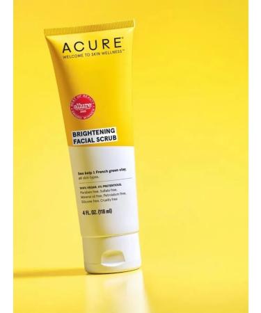 Acure Facial Scrub with Algae and Clay 118ml (2 236ml - Buy Online on GoSupps.com