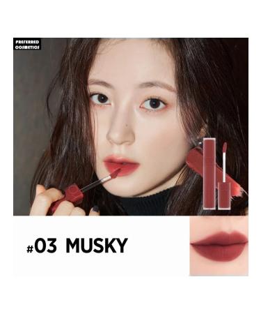 Romand Blur Fudge Tint matte lipstick #03 Musky