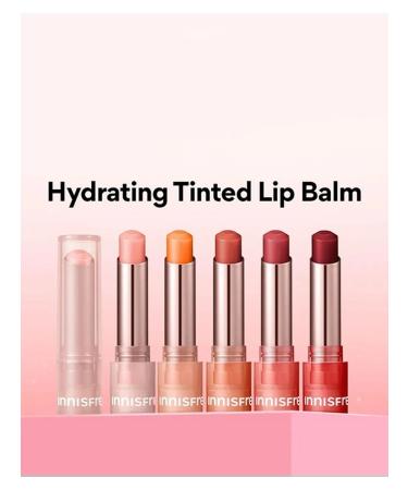 Innisfree Dewy Tint Lip Balm 3 2G - 2 Melon Coral 2 tone - Buy Online on GoSupps.com
