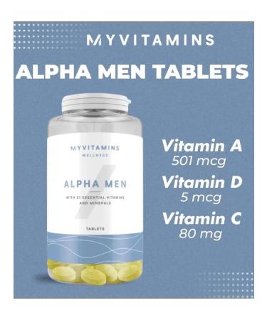 Myprotein Alpha Men Multivitamin 240 Tabs Great Britain - Buy Online on GoSupps.com