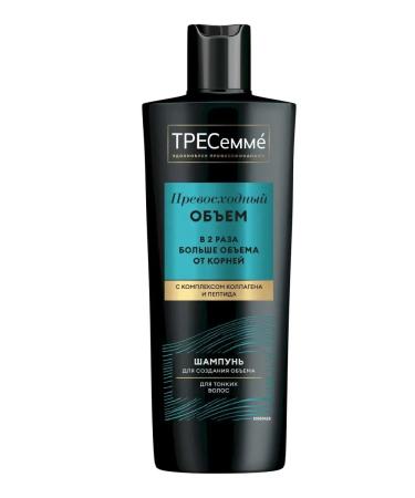 Tresemme Shampoo for creating a volume of 400ml