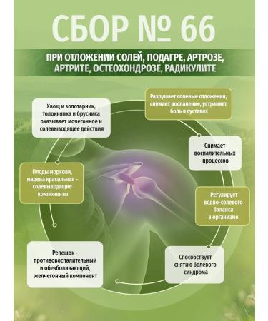 Herbs of the Caucasus Herbal collection No. 66 when deposited salts - Buy Online on GoSupps.com