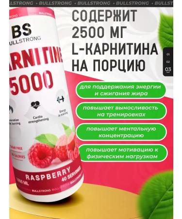 Bullstrong L-carnitine from BS Sports fatter Raspberry - Buy Online on GoSupps.com