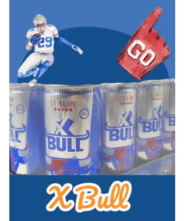 AS KING Energy drink X Bull X Bull 250ml 24pcs - Buy Online on GoSupps.com