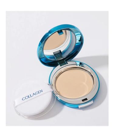AvonManiA Compact and matting powder for the face with collagen tone 21