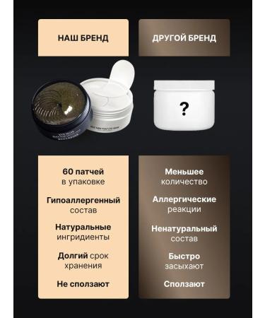 Patches for the eyes from edema and bags of circles anti -aging circles - Buy Online on GoSupps.com