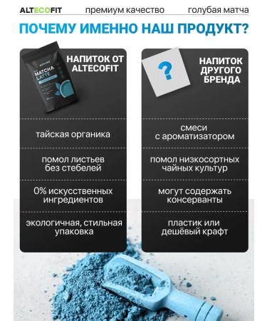 ALTECOFIT Blue match Latte - Buy Online on GoSupps.com