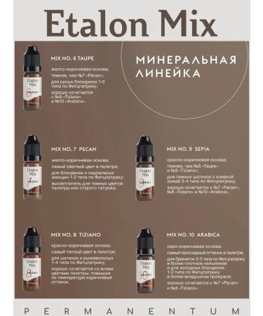 Etalon mix Pigment Mineral Standard Mix No. 9 Sepia 5 ml - Buy Online on GoSupps.com