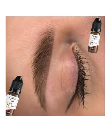 Etalon mix Eyebrow pigment Mineral Standard Mix No. 10 Arabica 5 ml - Buy Online on GoSupps.com