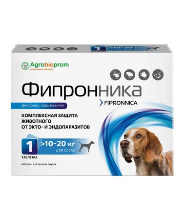 Beekeeper Fipsponnik tablets for dogs weighing 10-20 kg 1 Table